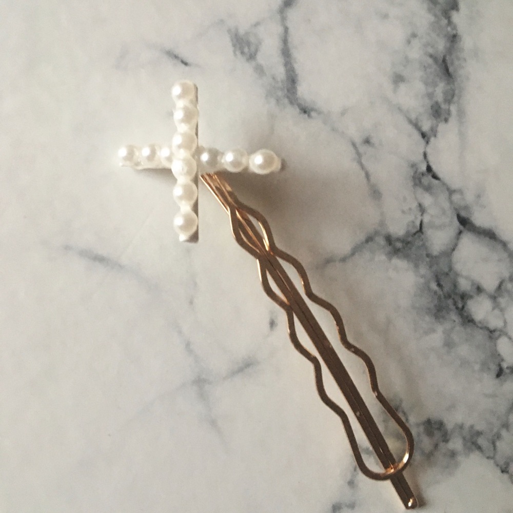 Handmade Pearl X Hairpin